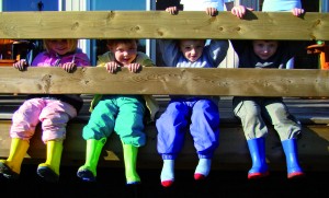 spelende kinderen